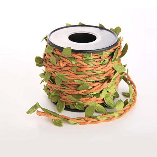 Веревка из искусственной лозы, экологически чистая износостойкая тканевая пеньковая веревка с искусственными зелеными листьями лозы для дома