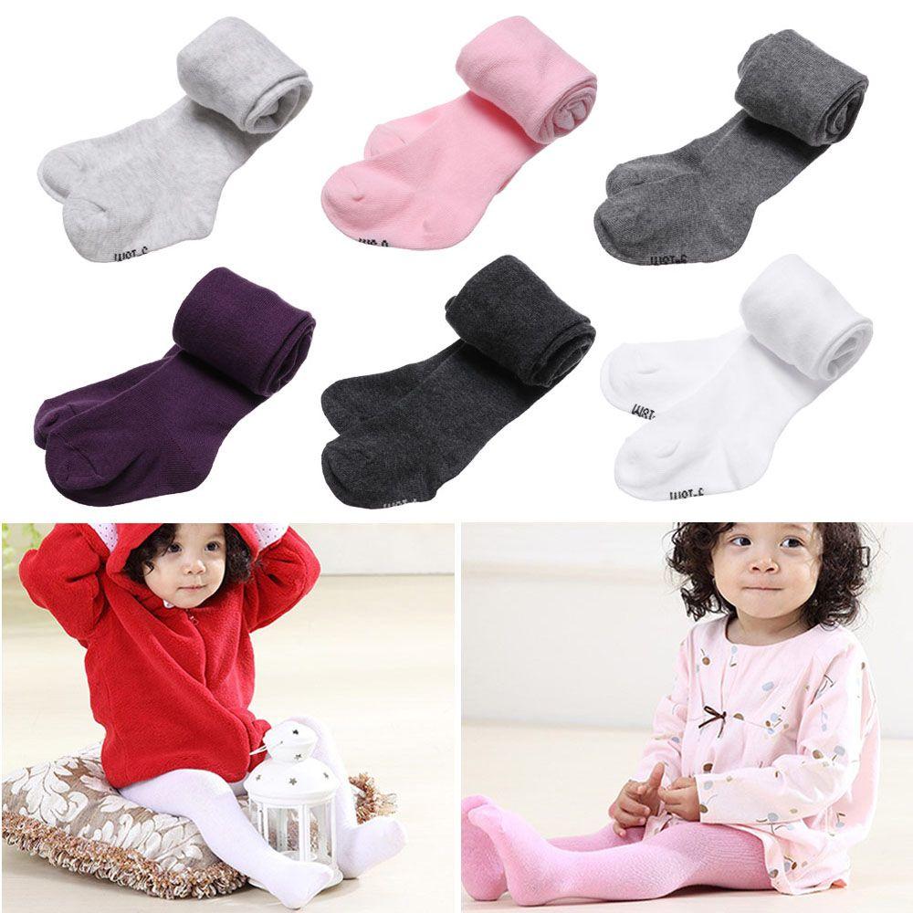 1pcs Kid Autumn Winter Cotton Baby Tights Warm Pantyhose Stockings Candy Color Tight