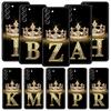 Мягкий чехол для телефона с буквой 'Diamond Crown' для Samsung Galaxy S25 Edge S24 Plus S23 FE S22 S21 S20 Ultra 5G S10 Защитная крышка