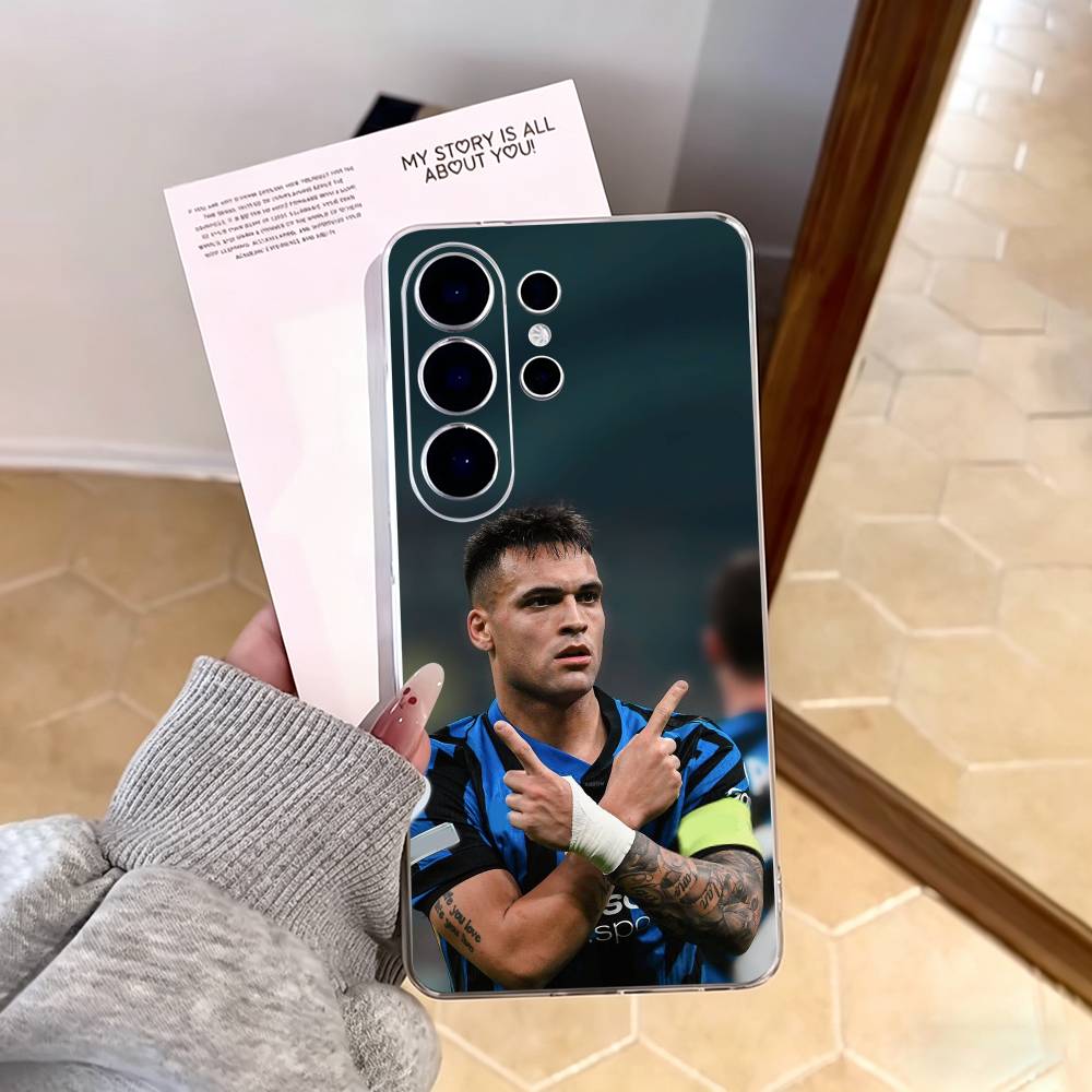 Lautaro Martinez Phone Case For Samsung S25,S24,S21,S22,S23,S30,Ultra,S20,Plus,Fe,Note,10,9,5G Transparent Cover