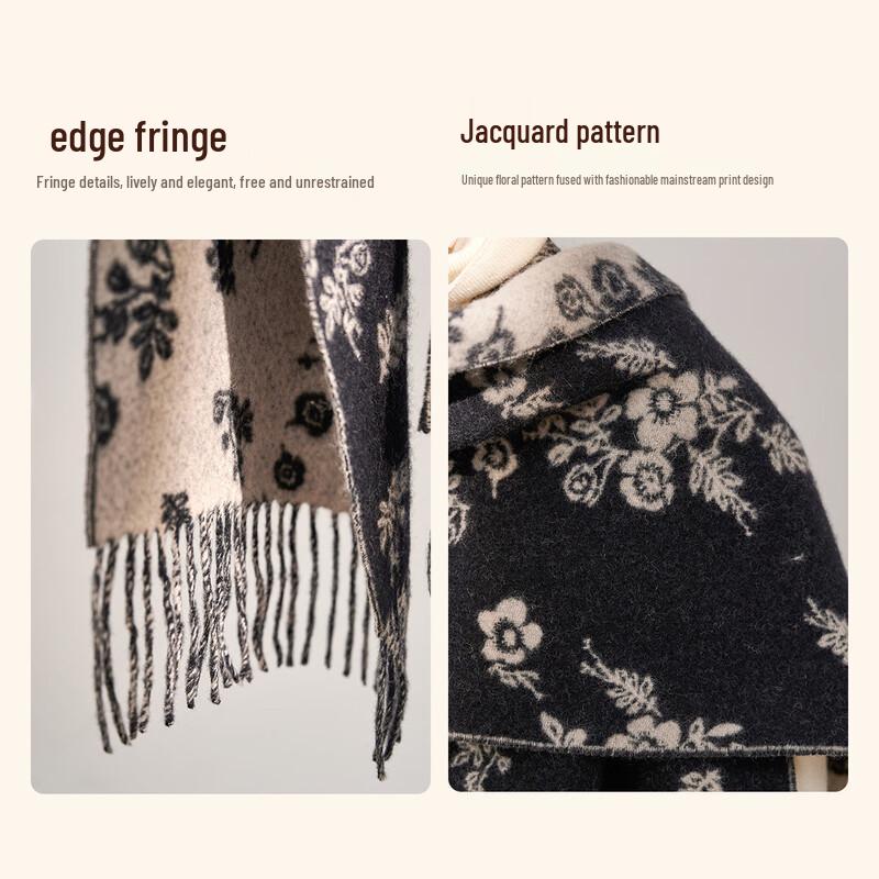 Women's Pure Wool Warm Scarf & Shawl