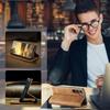 Samsung Galaxy A55 Case, ERBORD Vintage Wallet Flip Case, Brown + Glass Screen Protector