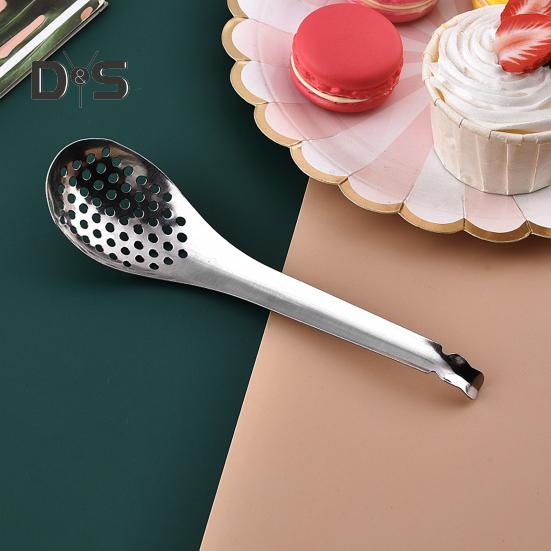Ложка с прорезями, пищевой гладкий полированный, термостойкий, без деформации, фильтр, яичный желток, икра, дуршлаг, ложка, кухонные принадлежности, кухонные принадлежности
