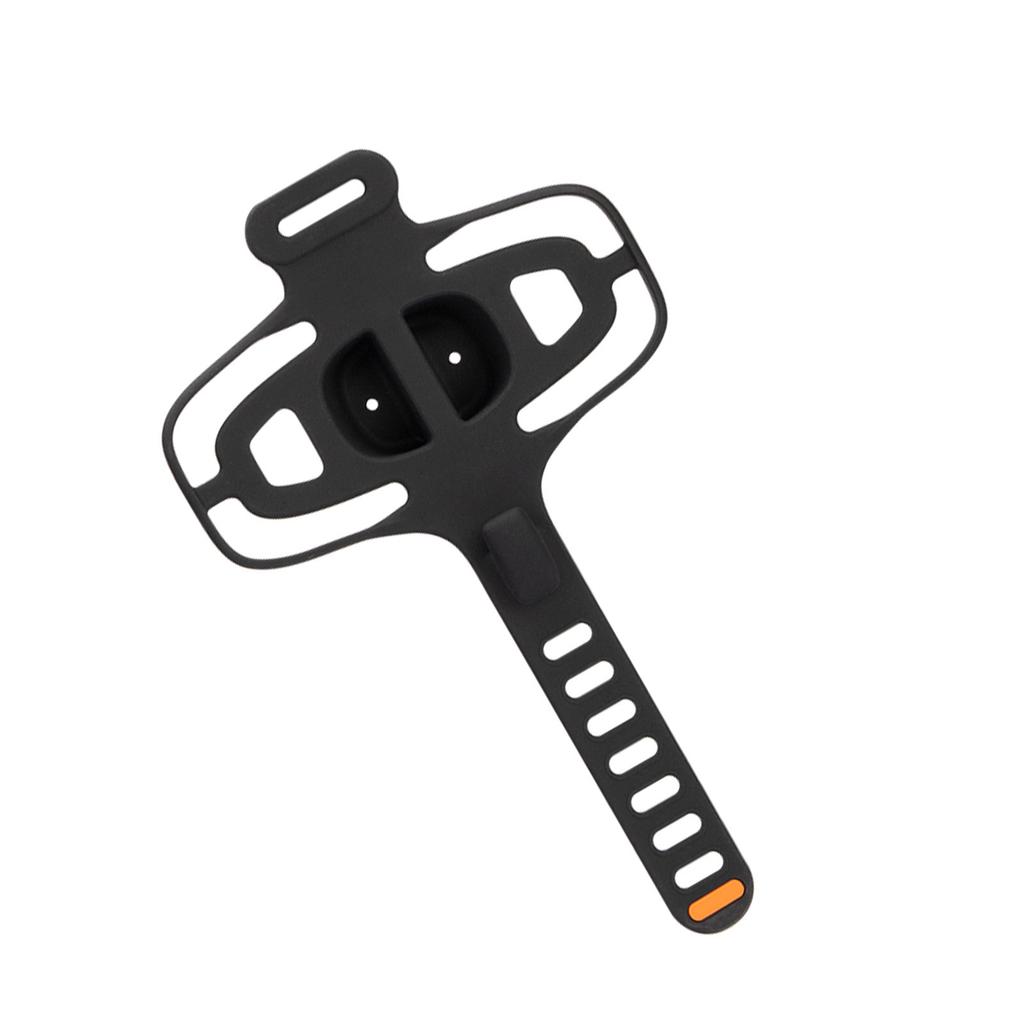 Silicone Bike Phone Mount with Adjustable Strap Shockproof Stable Smartphones Holder Universal Compatibility Black