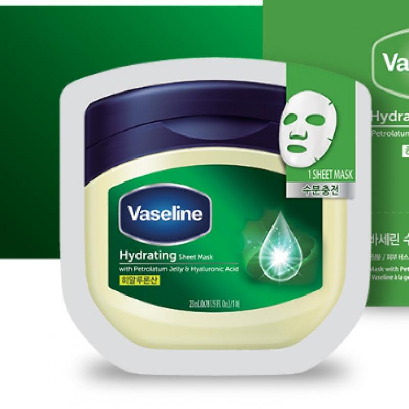 Вазелиновая увлажняющая тканевая маска Vaseline 10 шт.