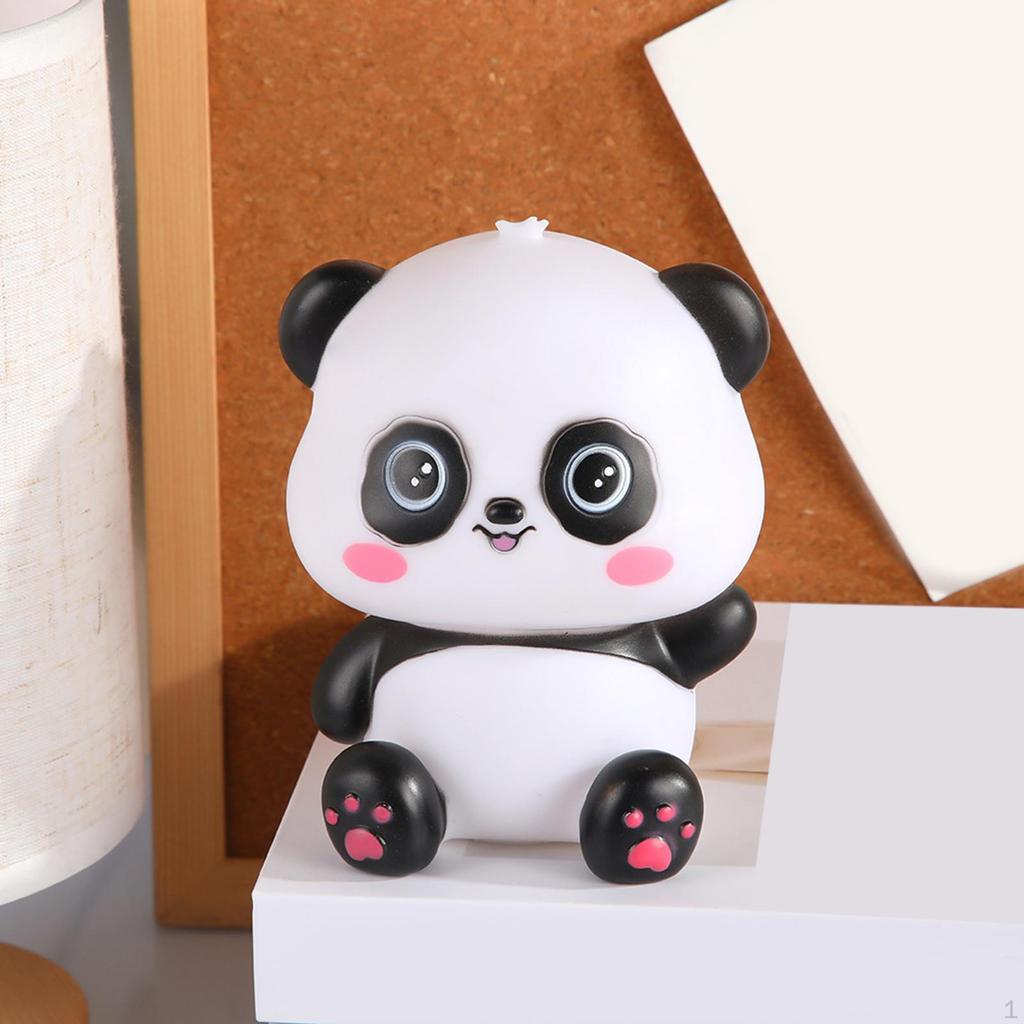 Children Night Light Cute Panda Room Decor,Cute Soft Sleeping Lamp for