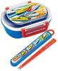 Skater Lunch 1 with Fluffy Meal Made in Plarail 24 Kids' Box, Tier, 360ml, Inner, Dome-Shaped, Container, Antibacterial, Japan, Series, QAF2BAAG-A