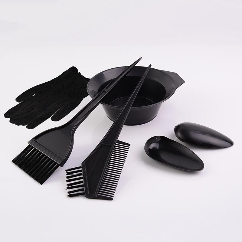 5/7/9Pcs Hair Coloring Kits Home Salon Hair Dyeing Comb Hair Bowl Coloring Brush Cream Earcap Clips Cape Hair Styling Tool