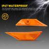 2PCS Side Marker Lights Signal Turn Lamps WLED Bulbs For Honda Civic 2016-