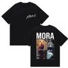 Rapper MORA Tour 2025 Merch T Shirt Men's Women Vintage High Quality Fashion T-shirts Hip Hop High Quality Short Sleeves Casual