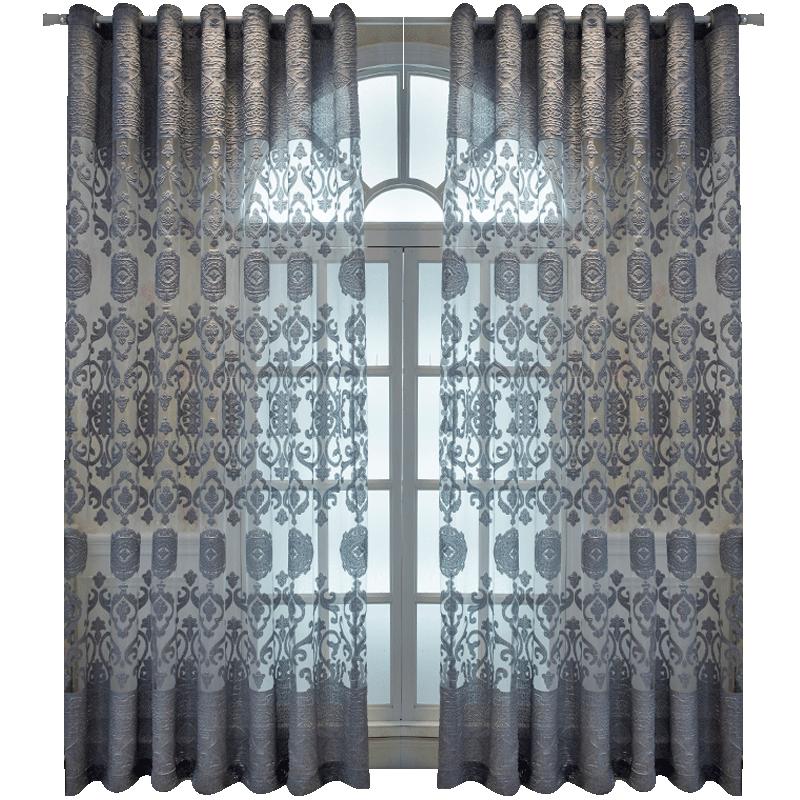 Жаккардовые шторы в европейском стиле с люверсами сверху для гостиной спальни кабинета столовой балкона офиса домашнего декора