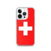 Coque iPhone - iPhone 14 Pro - Drapeau Suisse - Souple - Multicolore - Silicone Transparent