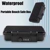 Storage Phone Lock Box 4-digit Password Security Lock Box Portable Beach Safe Box Home Dorm Car