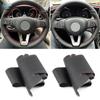 Hand Braid Car Steering Wheel Cover For Mercedes Benz W176 W246 W205 C117 C218 X218 W213 X156 X253 W166 X166 W447 Leather Trim