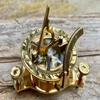 Handmade Brass Nautical Sundial Compass –7.62 Cm,
