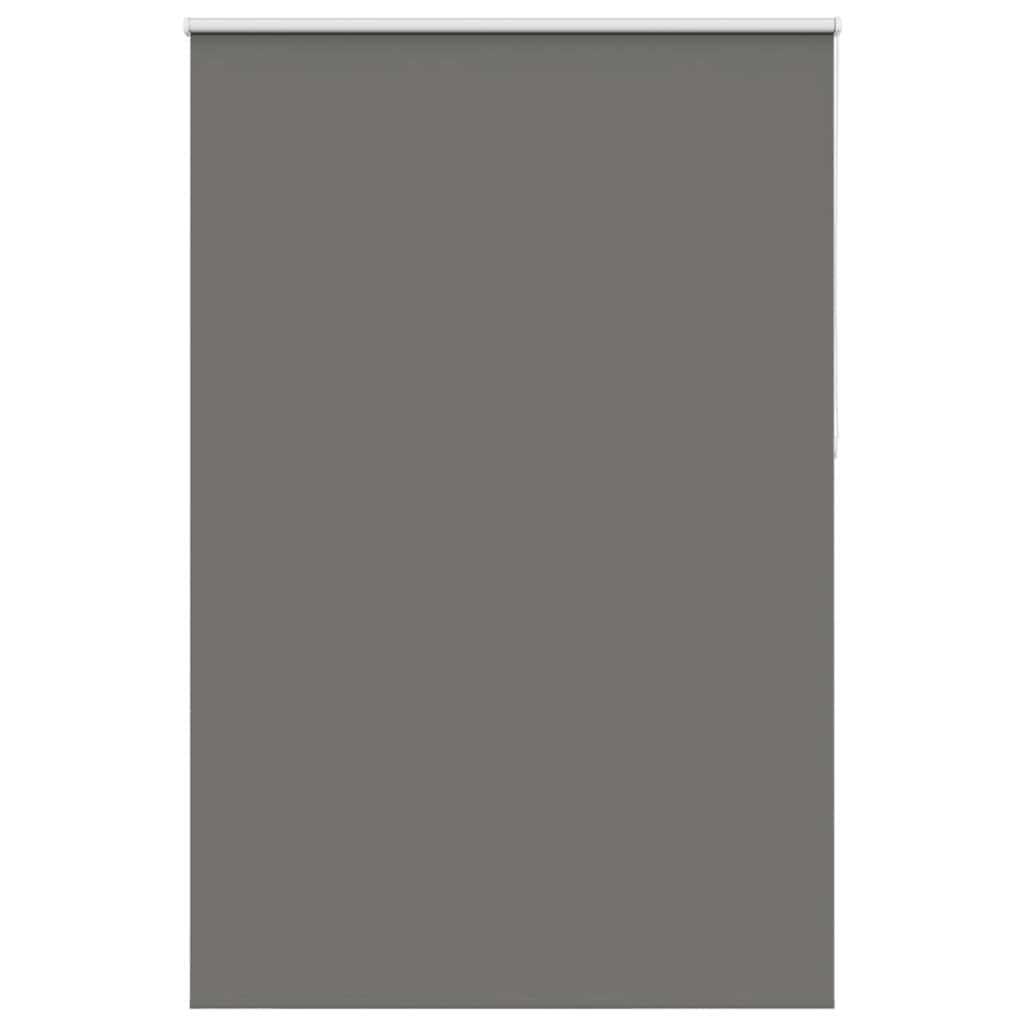 Blackout Roller Blind Grey 160x210 cm Fabric Width 156.6 cm Polyester