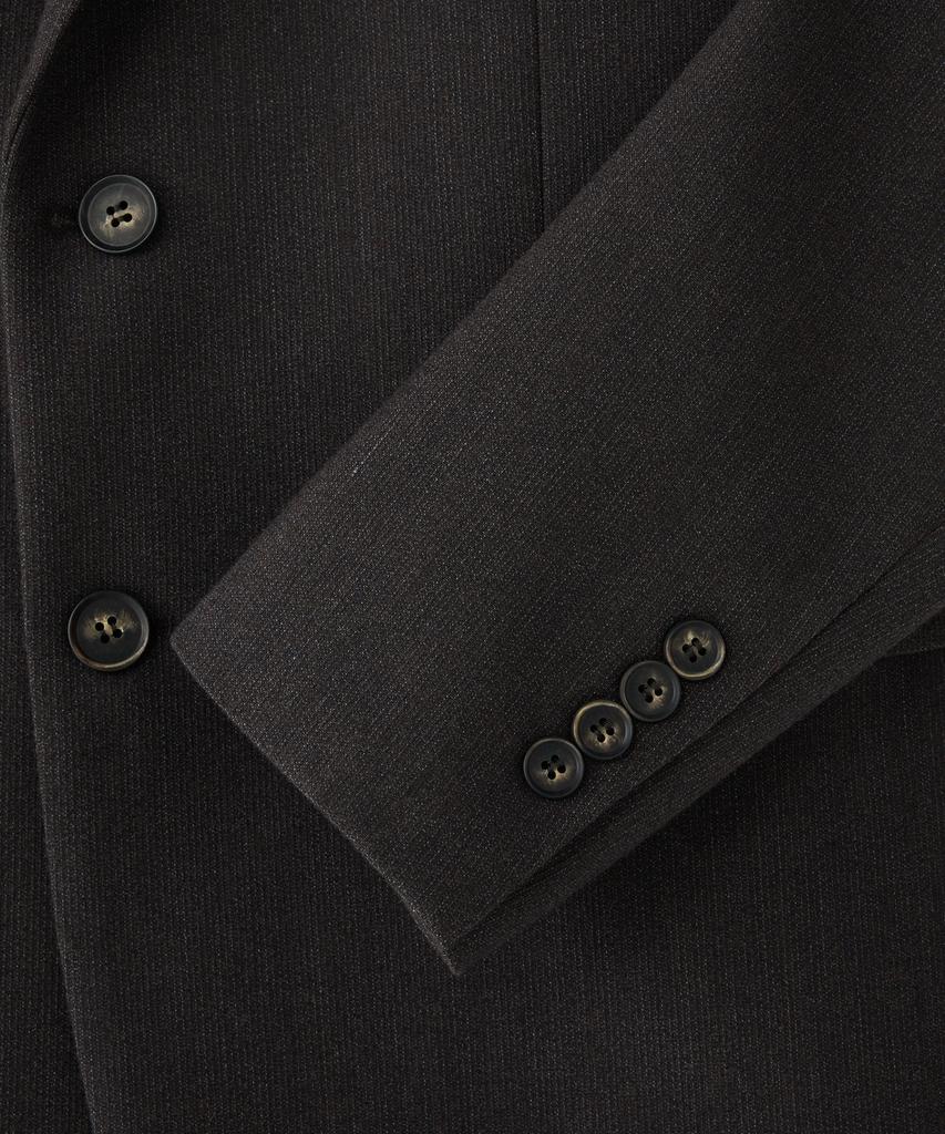 STCO Костюмный пиджак с мелкой полоской, двухцветный, Easy Care_Коричневый (Slim Fit)_Ssjvd01Sth