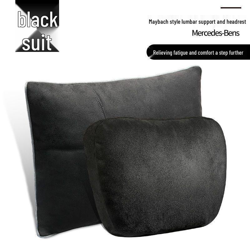 Mercedes-Benz S-Class Maybach Car Headrest Lumbar Support Cushion & Neck Protector Pillow