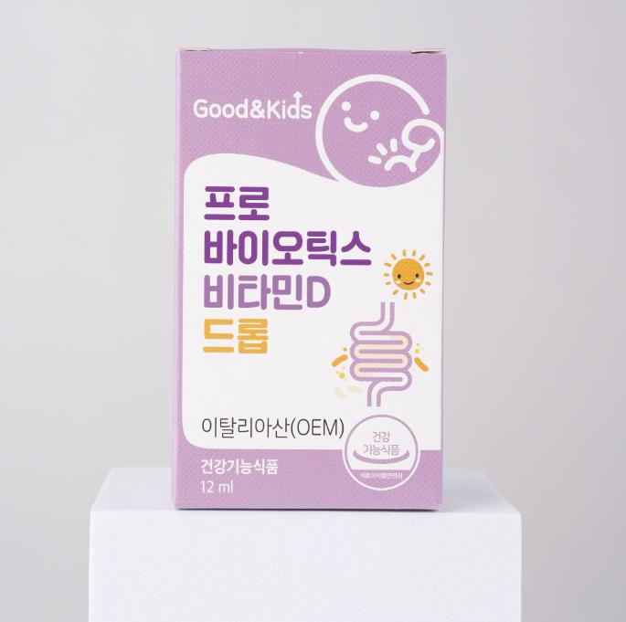 [Natural Plus] Kids Probiotics & VitaminD Drop 12ml