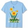 Happy St Davids Day Tshirt Dydd Gwyl Dewi Hapus Welsh Daffodil Unisex Tee Wales