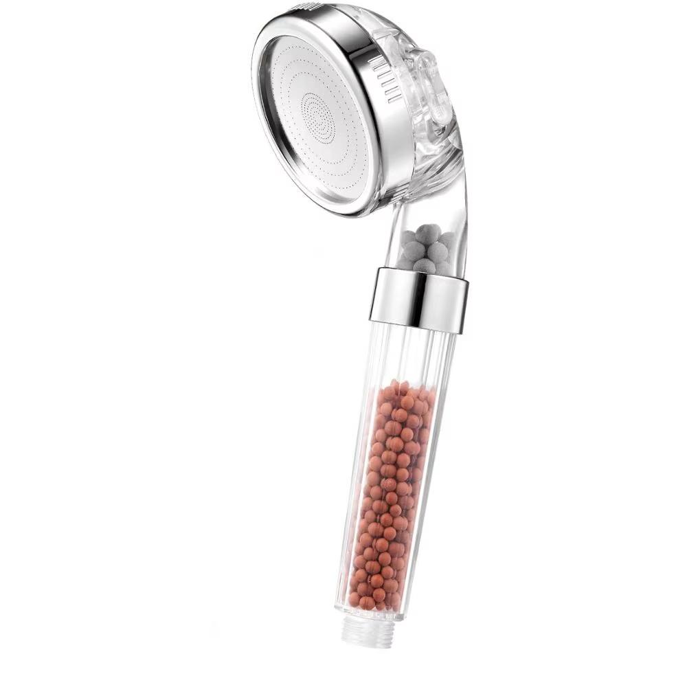 Ionic Handheld Showerhead High Pressure Water Saving Modern Style Filter Hand Shower Head for Hotel Project