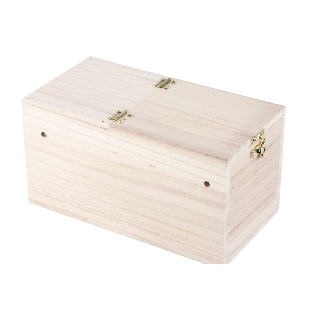 Wooden Bird Nest Wooden Bird House Parrot Breeding Box for Outdoor