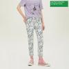  Джинсовые брюки Benetton с рисунком Badp70231 Mu