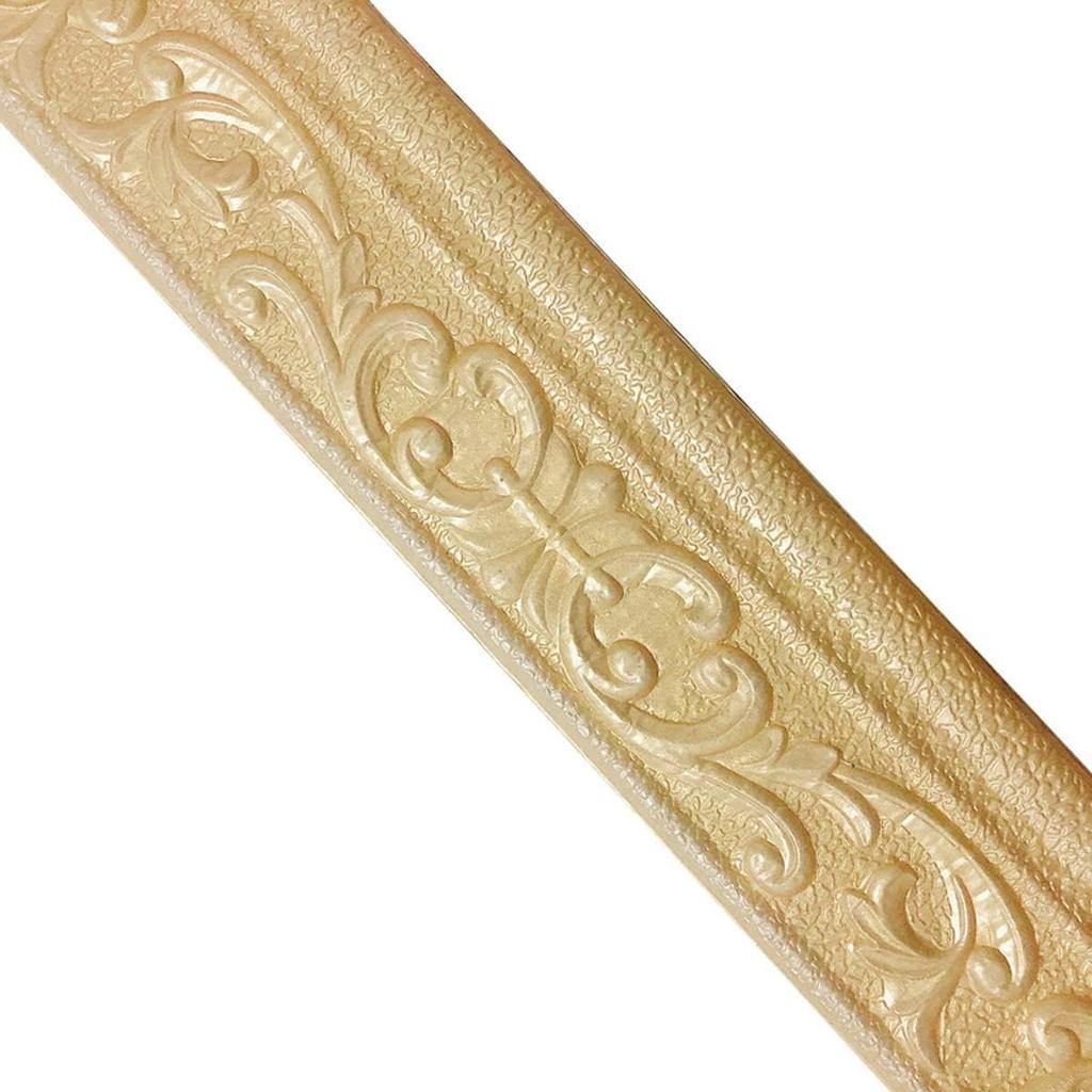 1 шт. 8 см x 2,3 м Самоклеящаяся 3D стеновая молдинг-лента Декор для дома Линия настенного молдинга Самоклеящийся плинтус/потолочный молдинг Расширяющий декор