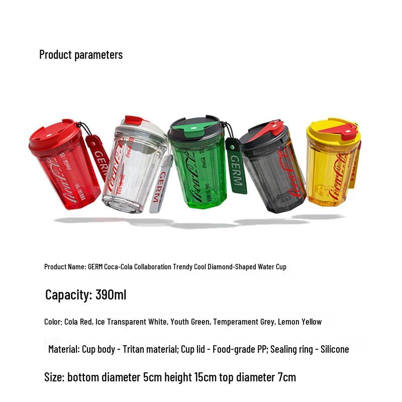 Germ Tritan Travel Coffee/Water Bottle - Coca-Cola Collection