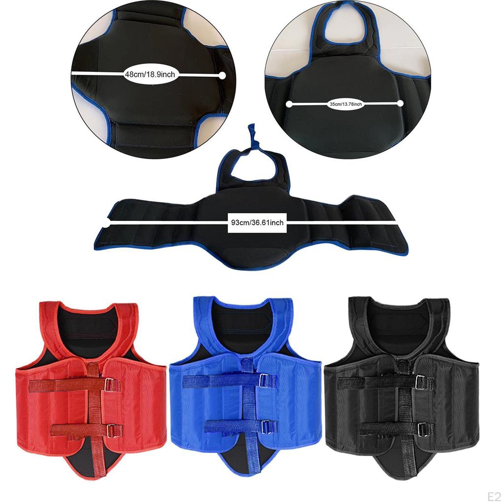 Chest Protector for Karate And Taekwondo, Protective Gear Boxing Muay Thai