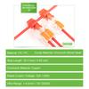 T-Type Stripping Free Wiring Connector With Fixing Hole Quick Branch  Splice Junction Box Lever Wire Connector 32A