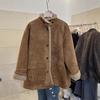 Women's Retro Casual Suede Lambswool Jacket - 2024 Autumn/Winter Collection