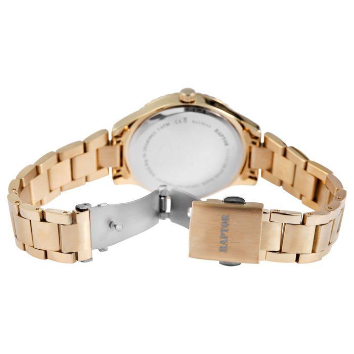 Montre - RAPTOR - Pia - Doré - Cadran nacré - Acier inoxydable 36 mm