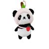 Adorable Plush Panda Keychain Avocado Short Plush Stuffed Animal Doll Bulk
