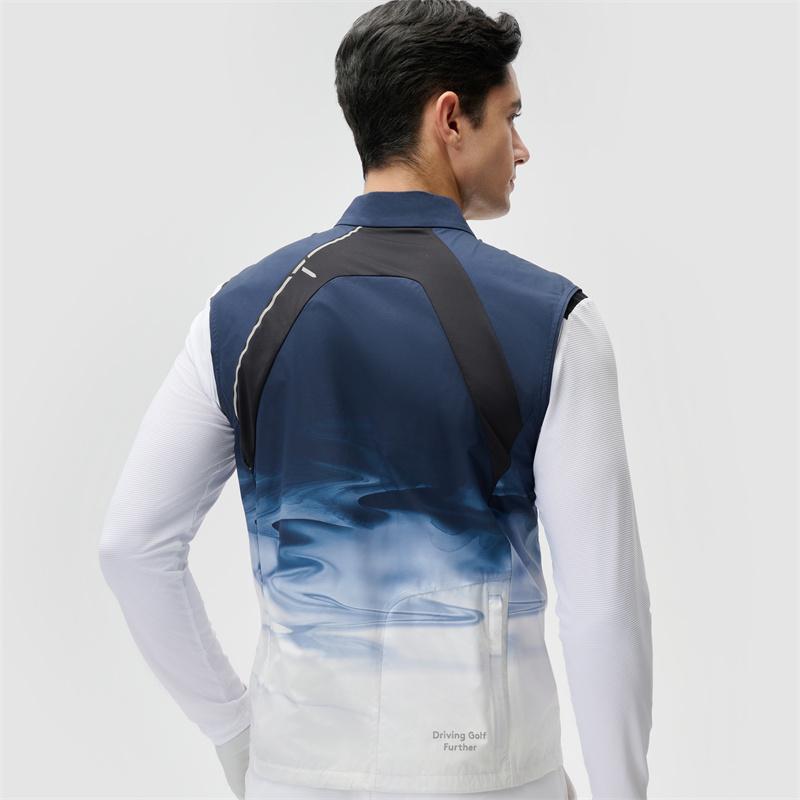FILA Vests Men's All Over Print V neck Moderate Urban Techwear A11M435701FZA