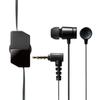 Elecom Smartphone Headphones Canal Type Stereo Driver Fast Music Winding Microphone Included FR10CM Black 3.5 9.2mm EHP-FR10CMBK