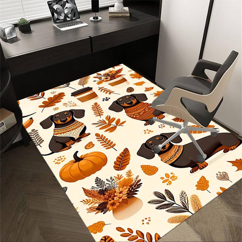 1 шт. Такса Кофе Экстра Большой Нескользящий Коврик для Пола, Офис, Семья, Спальня, Студия Большой Ковер Ковер для Помещения