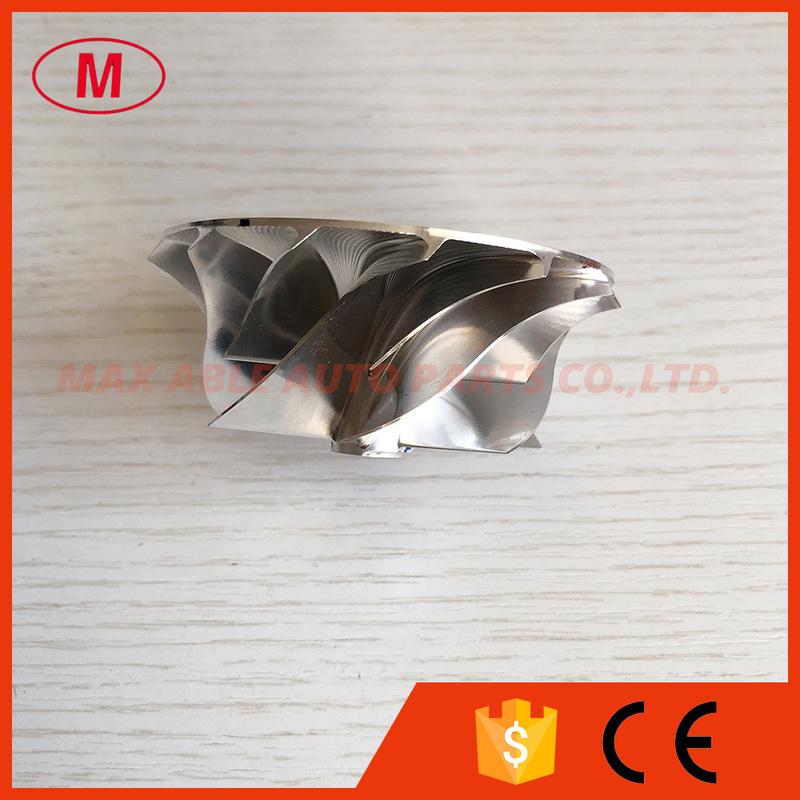 RHF5 reverse 52.46/67.20mm 7+7 blades high performance turbo turbocharger aluminum 2618/milling/billet compressor wheel