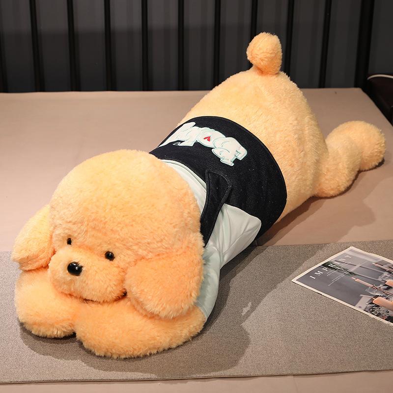 Подушка в виде собаки, плюшевый медведь, кукла в виде собаки, плюшевая игрушка для мужчин и женщин, спящая кукла на кровати
