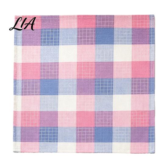 Foldable Napkins for Banquet Colorful Buffalo Check Napkin, Plaid Cotton Linen Retro Washable Cloth Christmas Napkin Dinner Table, Wedding, Party, 16