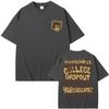 Самая известная футболка Kanye West The College Dropout Graphics унисекс WoUnisex хип-хоп рэп винтажные футболки унисекс повседневная футболка унисекс