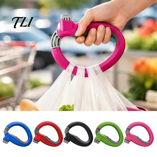 Handheld Grocery Gripper Bag Carrier Handle, Ergonomic Shopping Garbage Plastic Handle Holder, Lightweight Carrying Tool