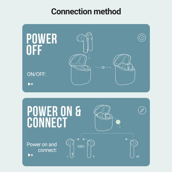 Стильные беспроводные наушники со стабильной передачей, полувкладыши, удобные в ношении