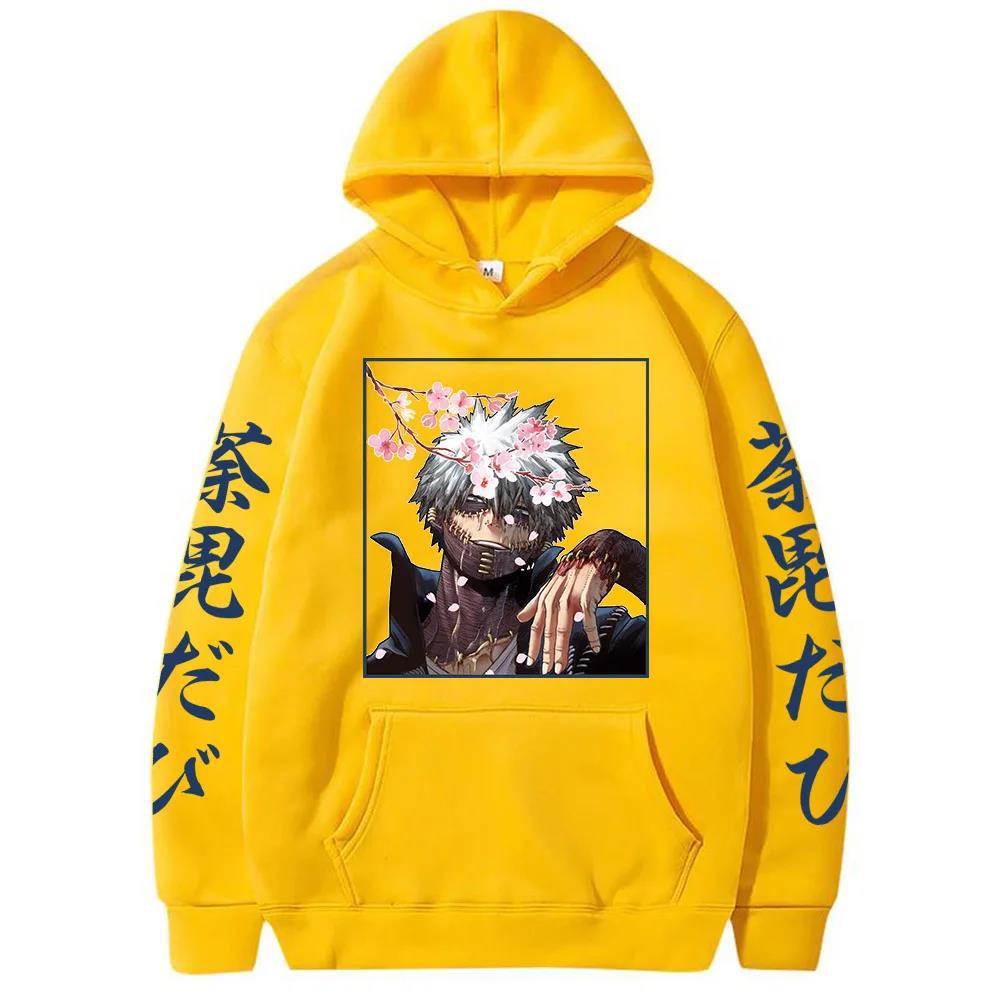 Манга Аниме Моя Геройская Академия Даби Худи Осенний Свитшот Мужской Женский Модный Дизайн Пуловер Мужские Толстовки