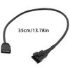 Комплект из 2 кабелей-разветвителей ARGB 5v12v SM3/4Pin на 3PIN гнездовой адаптер Удлинительный кабель ARGB для корпуса ПК DEEPCOOL/Lian Li