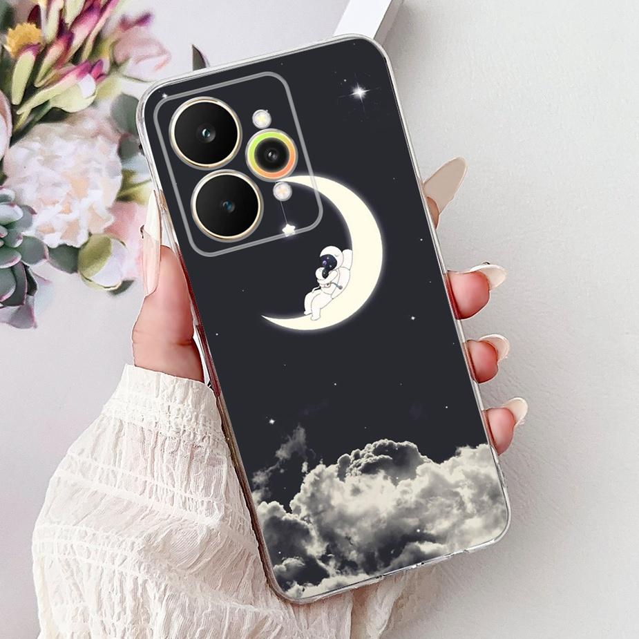 Чехол для Realme 15 Чехол для Realme15 Pro RMX5101 Роскошный Модный Расписной Чехол Мягкий Тонкий Чехол для Телефона Для Realme 15 Pro 5G Задняя Крышка Бампер