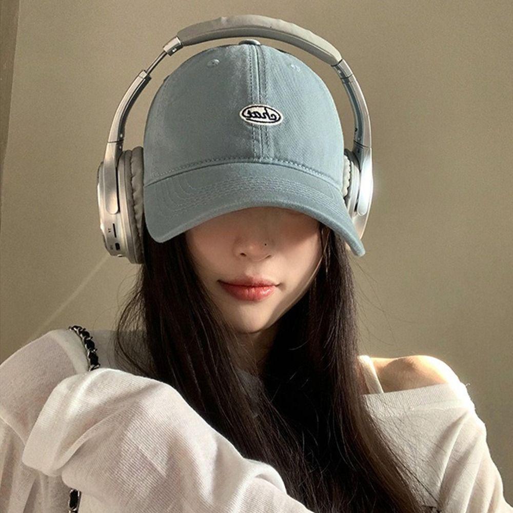 Embroidery Baseball Hat Korean Snapback Cap Casual Peaked Cap Men Women