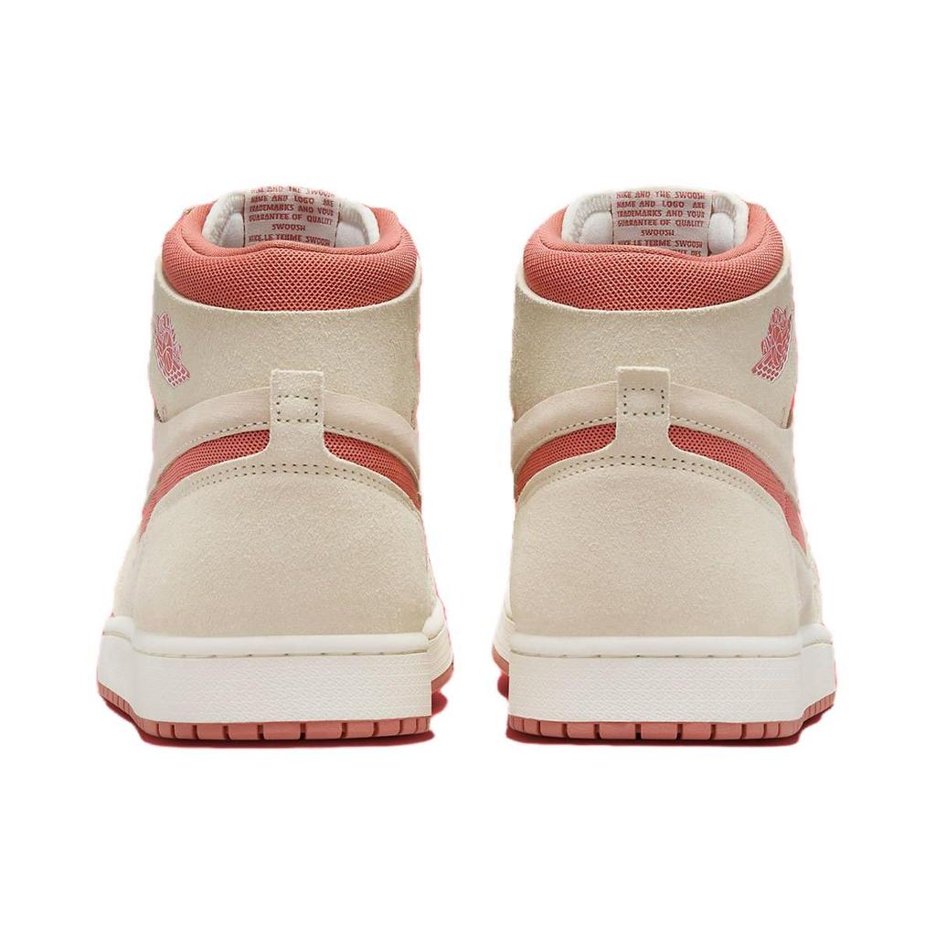 Air Jordan 1 High Zoom Comfort 2 Sail Burnt Sunrise Мужские кроссовки Кремовый Терра-Розовый DV1307-102