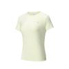 Comfortable Simple Versatile Solid Color Breathable Sports Short Sleeve T-Shirt Women Tops Lemon-Green 162535105-1