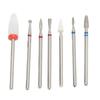 7pcs Portable Nail Drill Bits Professional Nail Drill Kit Manicure Pedicure Polishing Shaping Tools